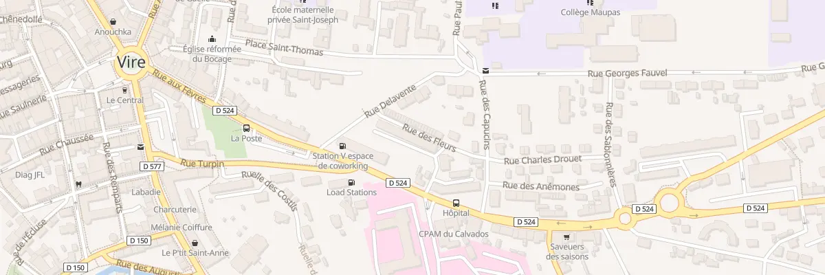 Plan du 8 Rle Saint Louis - Vire à Vire Normandie