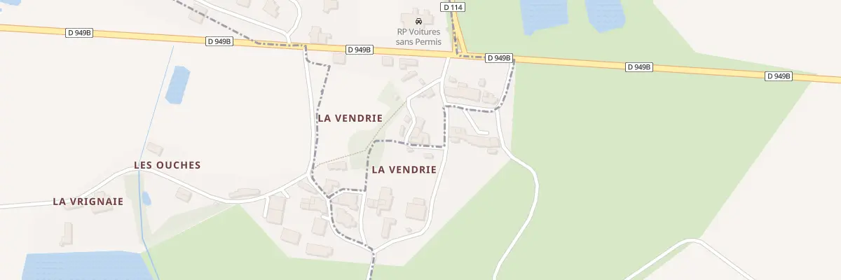 Plan du 604 La Vendrie à Tallud-Sainte-Gemme