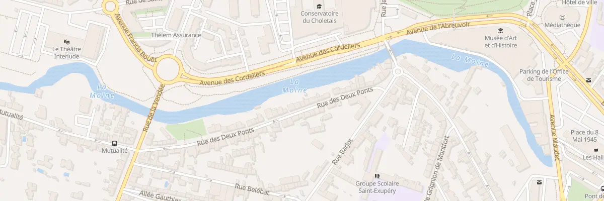 Plan du 44 Rue des Deux Ponts à Cholet