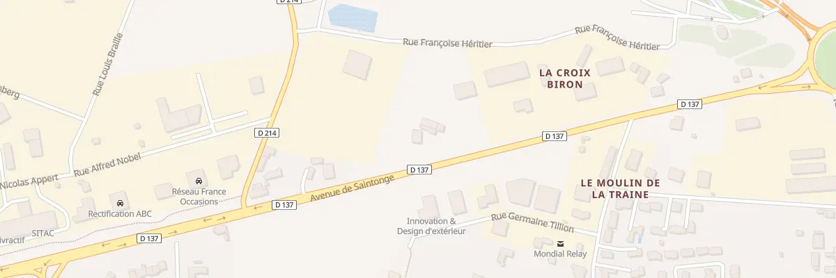Plan du 125 Av de Saintonge à Tonnay-Charente