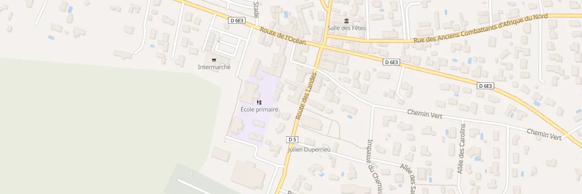 Plan du 3 Rte des Landes à Sainte-Hélène