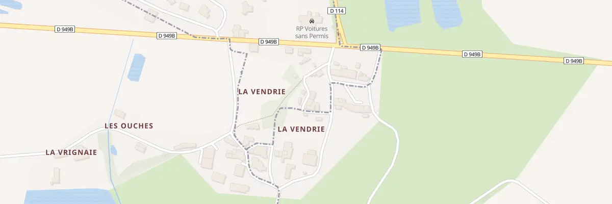 Plan du 706 La Vendrie à Tallud-Sainte-Gemme