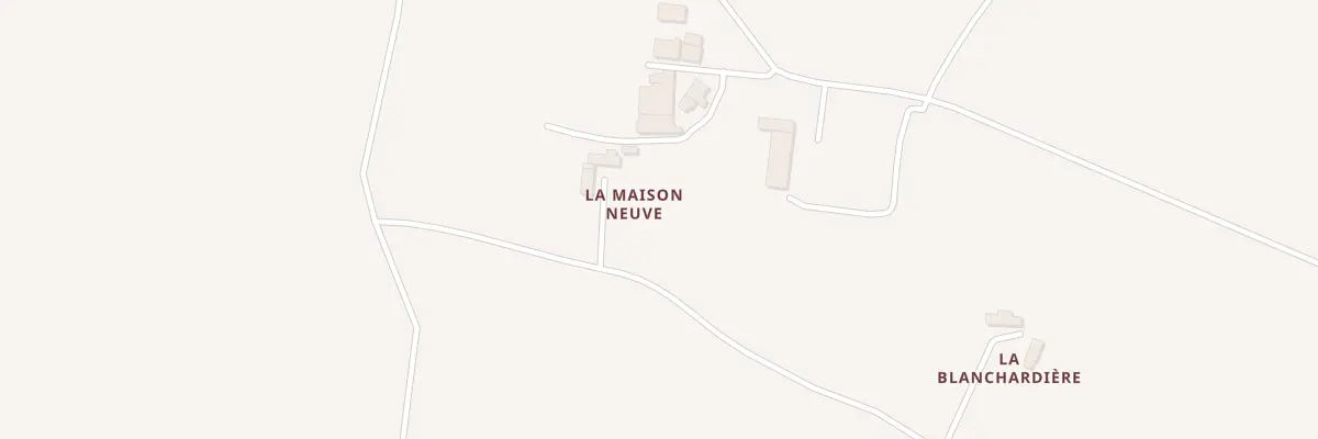 Plan du 1 La Maison Neuve à Denazé