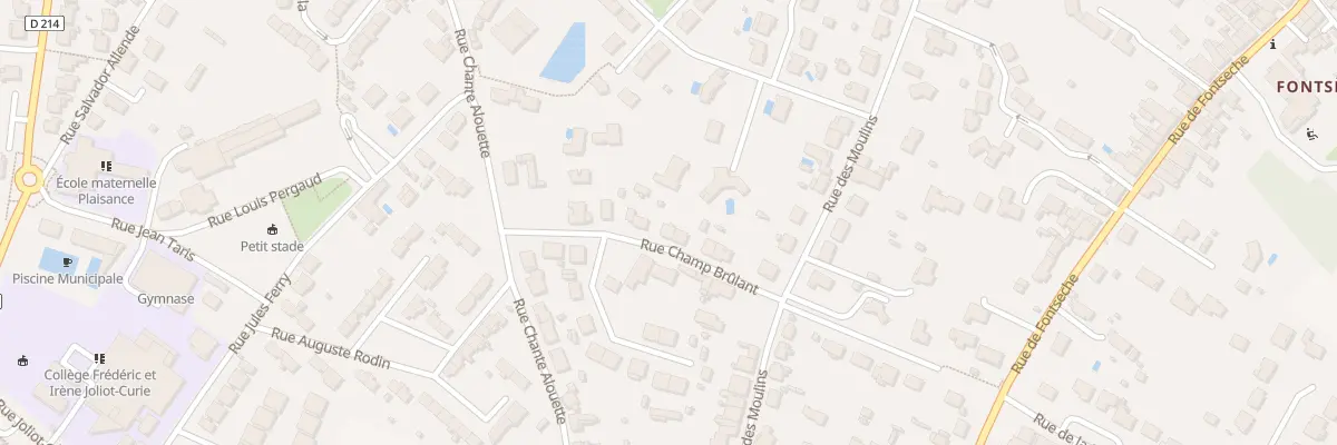 Plan du 7 Rue du Champ Brulant à Tonnay-Charente