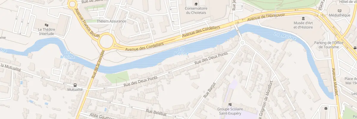 Plan du 48 Rue des Deux Ponts à Cholet