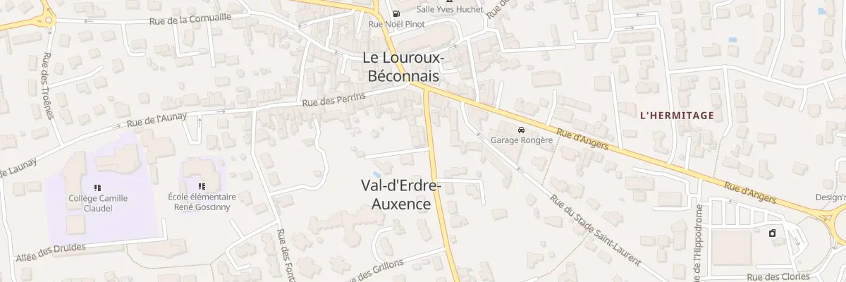 Plan du 5 Rue d’Ingrandes à Val d’Erdre-Auxence