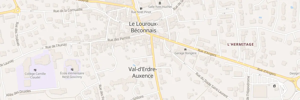 Plan du 3 Rue d’Ingrandes à Val d’Erdre-Auxence