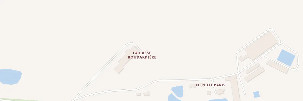 Plan du 3 La Basse Boudardière aux Epesses