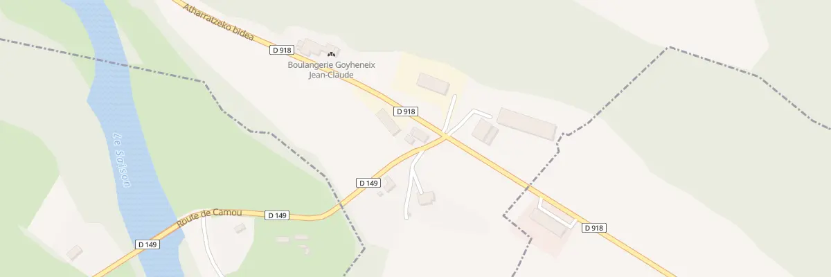 Plan du 5001 Gathiette à Ossas-Suhare