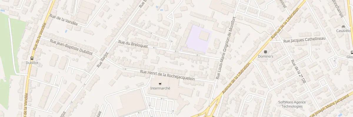 Plan du 21 Rue du Breloquet à Cholet