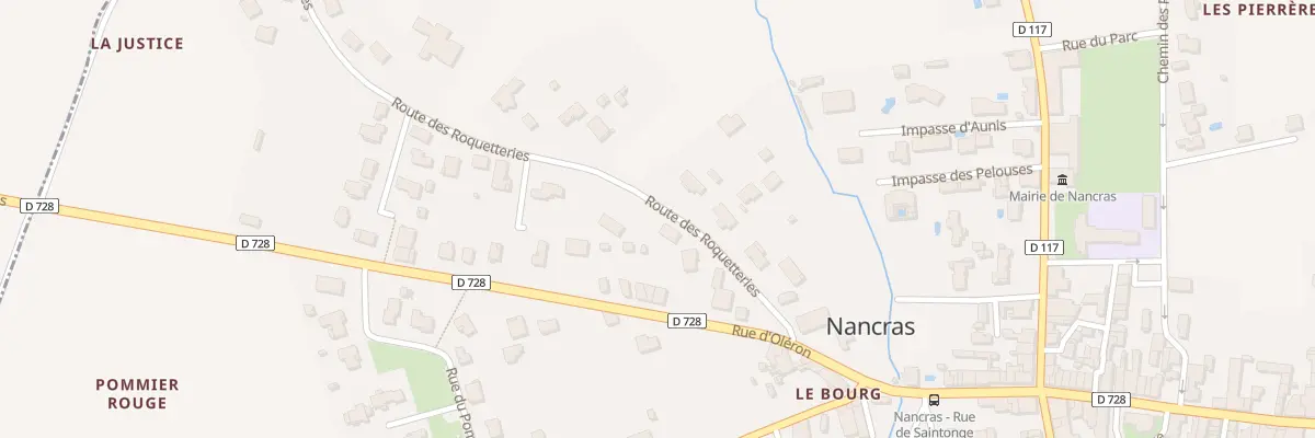 Plan du 1 Rte des Roquetteries à Nancras