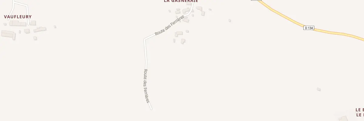 Plan du 5 Rte de Ferrieres - Le Teilleul au Teilleul