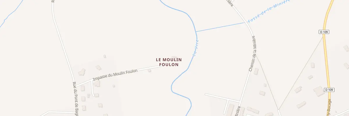 Plan du 5 Imp du Moulin Foulon - Etouvy à Souleuvre en Bocage