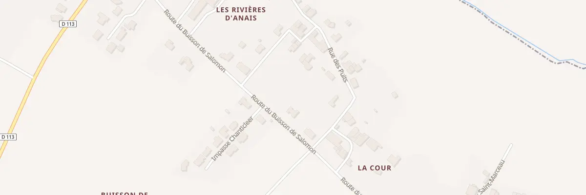 Plan du 12 Rte du Buisson de Salomon à Anais