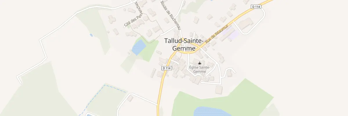 Plan du 12 Rte de Rochereau à Tallud-Sainte-Gemme