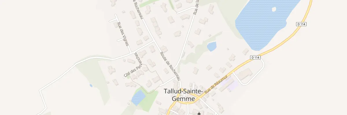 Plan du 1 Rue de la saboterie à Tallud-Sainte-Gemme