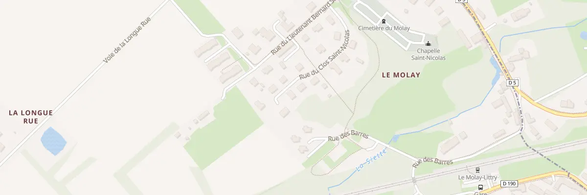 Plan du 11 Rue du Clos Saint-Nicolas au Molay-Littry