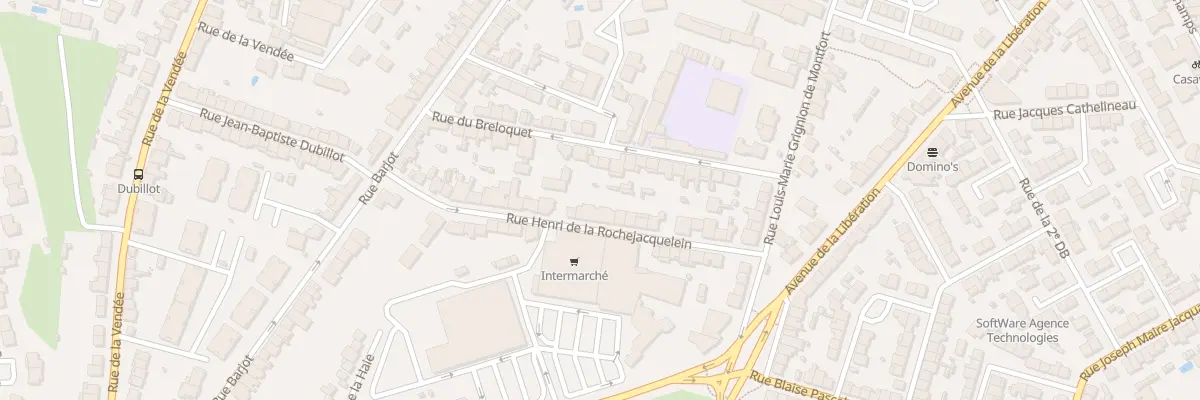 Plan du 24 Rue H de la Rochejaquelein à Cholet