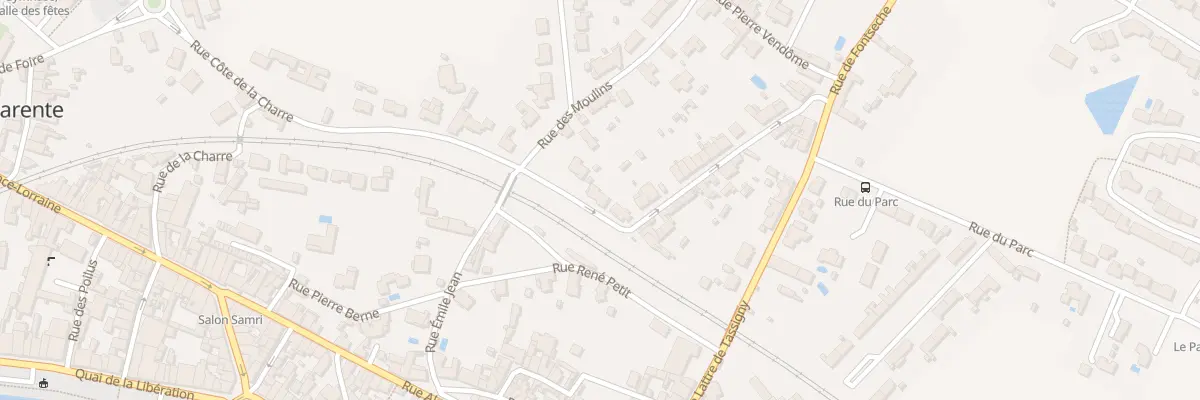 Plan du 1B Rue Ferdinand Gâteau à Tonnay-Charente