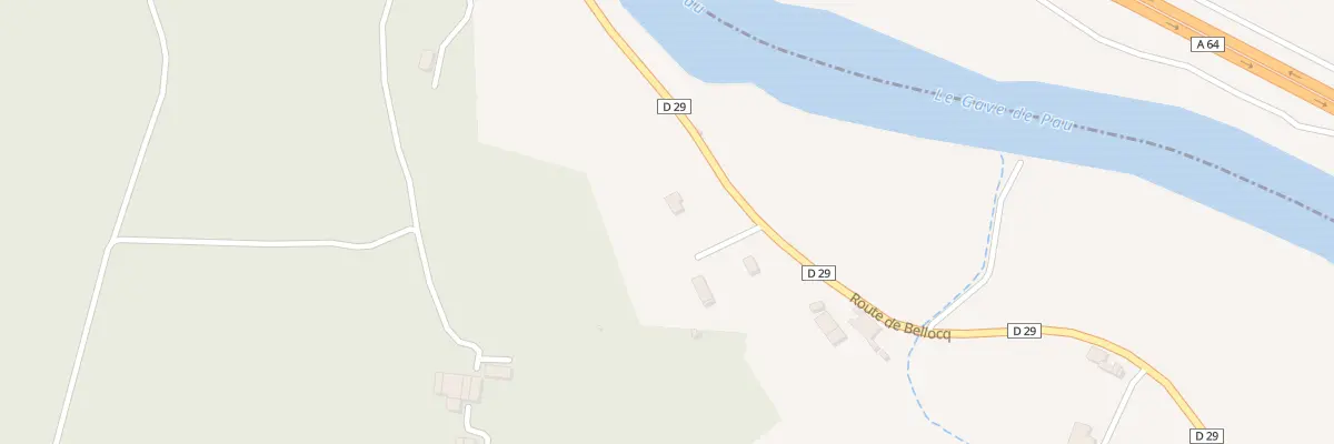 Plan du 2225 Rte de Bellocq à Bérenx