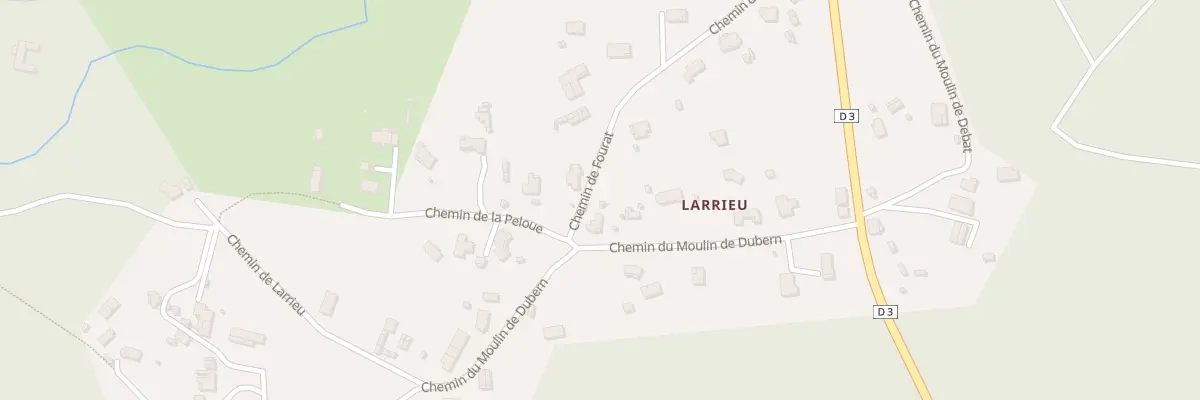 Plan du 13 Che du Moulin de Dubern à Salles