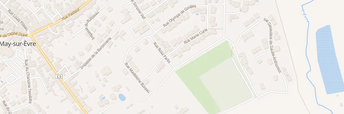 Plan du 25 Rue Marie Curie au May-sur-Èvre