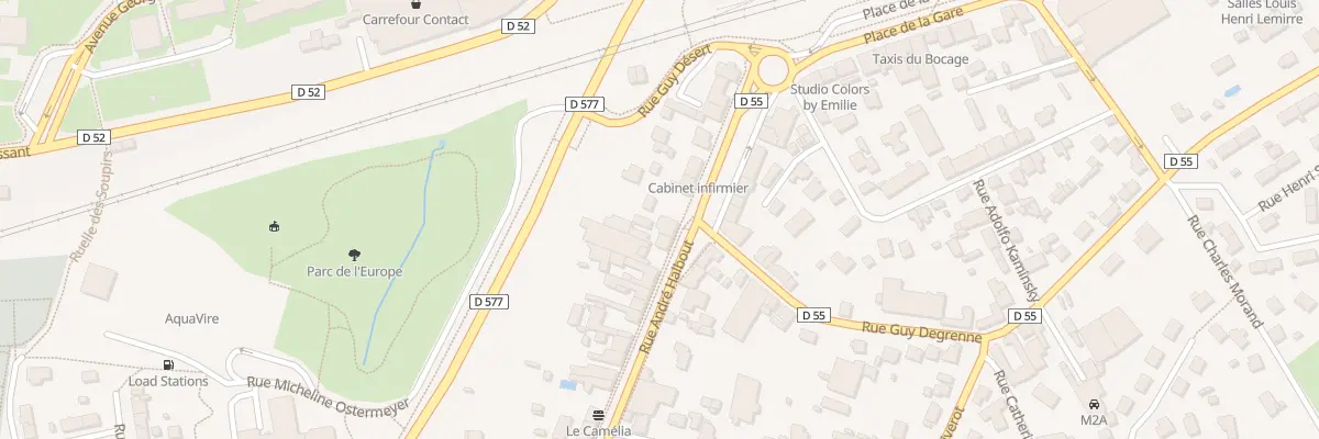 Plan du 47 Av de la Gare Vire à Vire Normandie