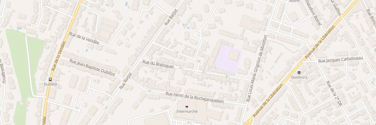 Plan du 8 Rue du Breloquet à Cholet