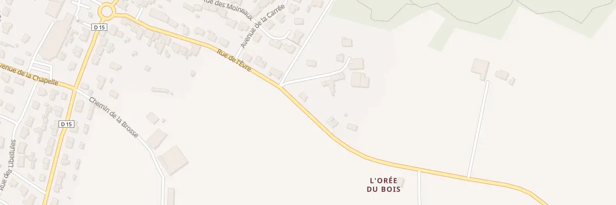 Plan du 21 Rue de l’Evre (La Jubaudiere) à Beaupréau-en-Mauges