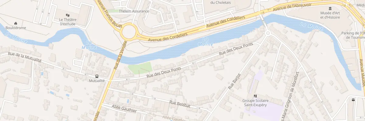 Plan du 60 Rue des Deux Ponts à Cholet