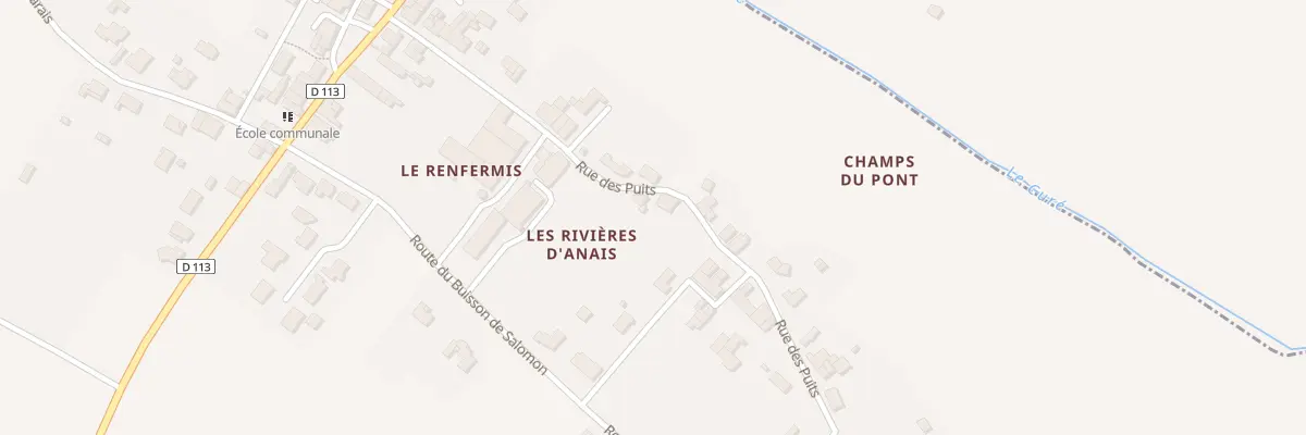 Plan du 5 Rue Rue des Puits à Anais
