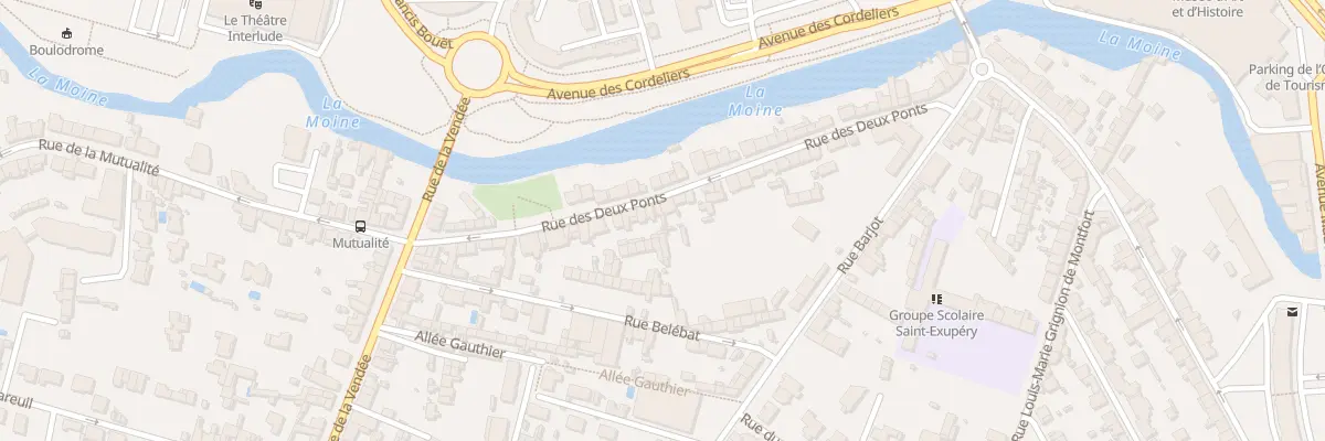 Plan du 45 Rue des Deux Ponts à Cholet