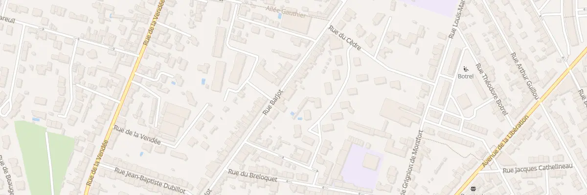 Plan du 89B Rue Barjot à Cholet