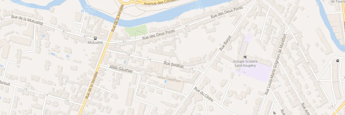 Plan du 28 Rue Bel Ebat à Cholet