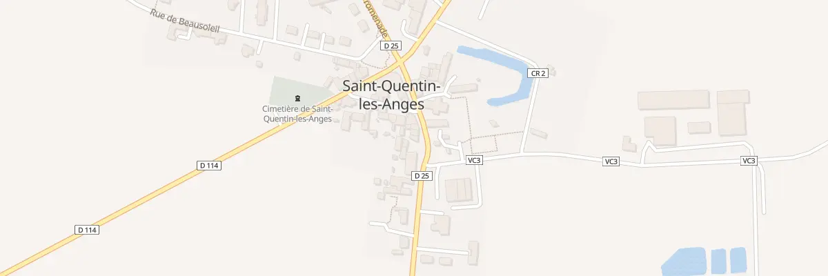 Plan du 6 Rue de Mortiercrolles à Saint-Quentin-les-Anges