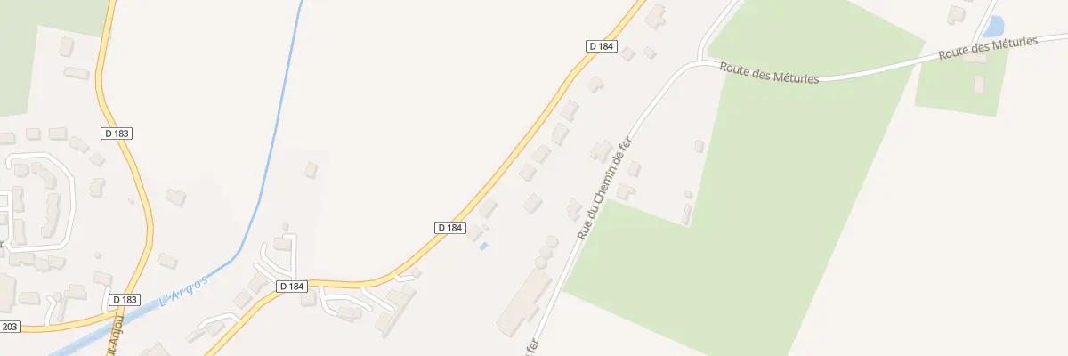 Plan du 12 Rue de la clé des champs à Chazé-sur-Argos
