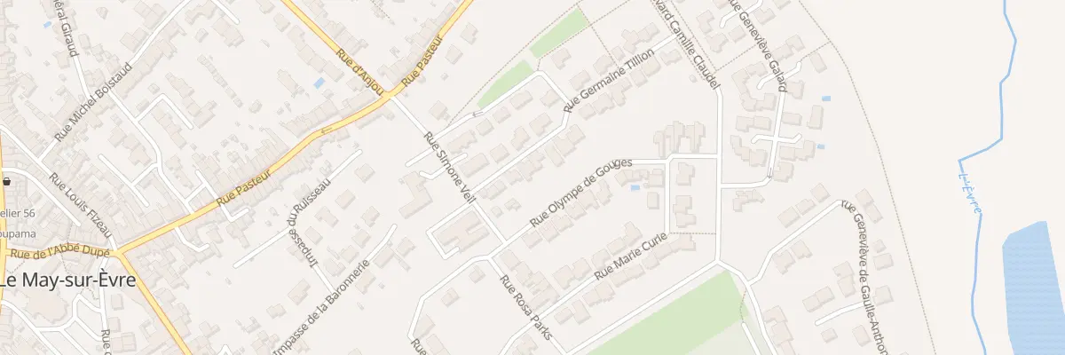 Plan du 31 Rue Germaine Tillion au May-sur-Èvre