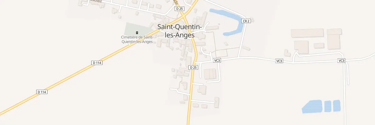 Plan du 14 Rue de Mortiercrolles à Saint-Quentin-les-Anges