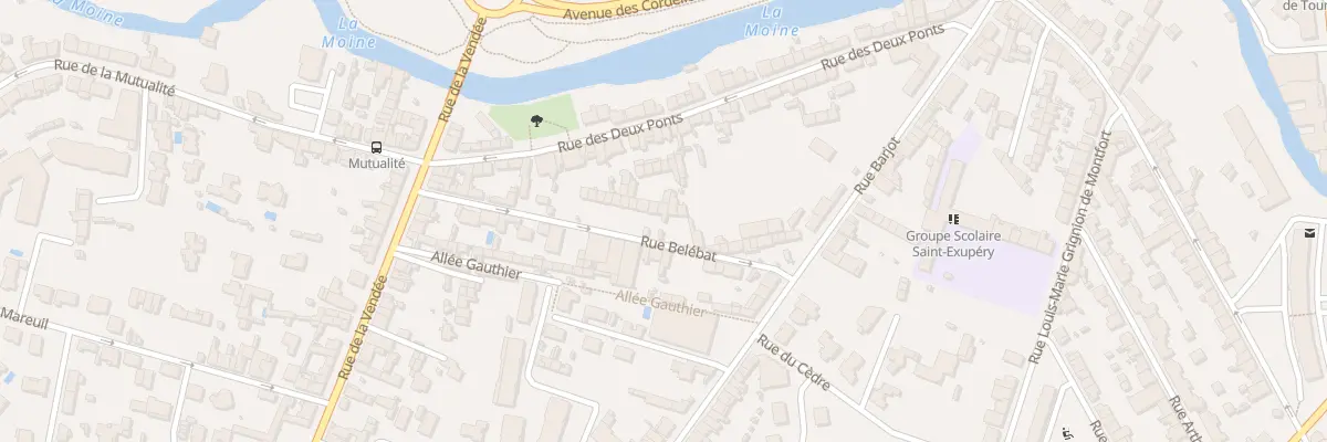 Plan du 30 Rue Bel Ebat à Cholet