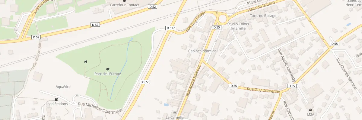 Plan du 47B Av de la Gare Vire à Vire Normandie