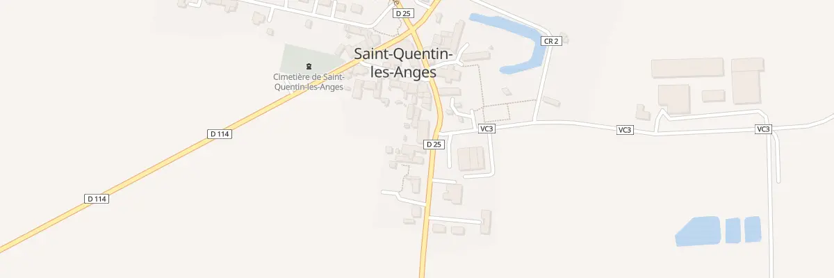 Plan du 16 Rue de Mortiercrolles à Saint-Quentin-les-Anges