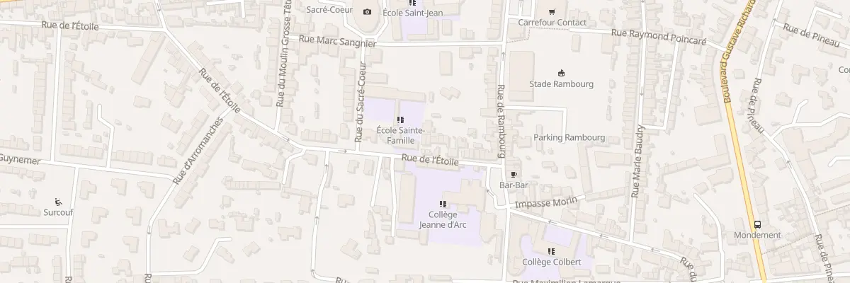 Plan du 28 Rue de l’Etoile à Cholet