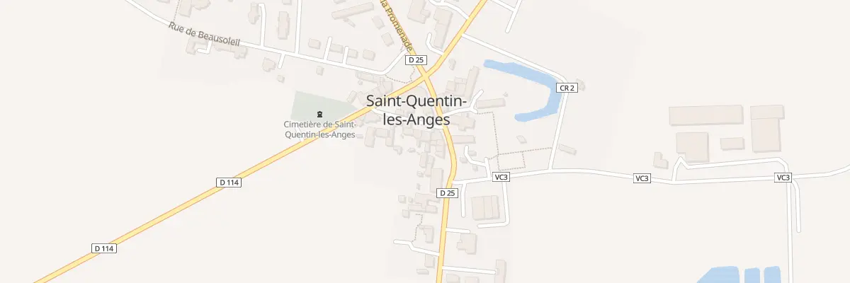 Plan du 3 Rue des Azalées à Saint-Quentin-les-Anges