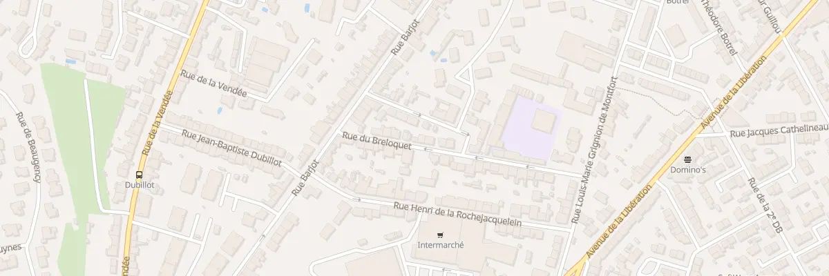 Plan du 12 Rue du Breloquet à Cholet