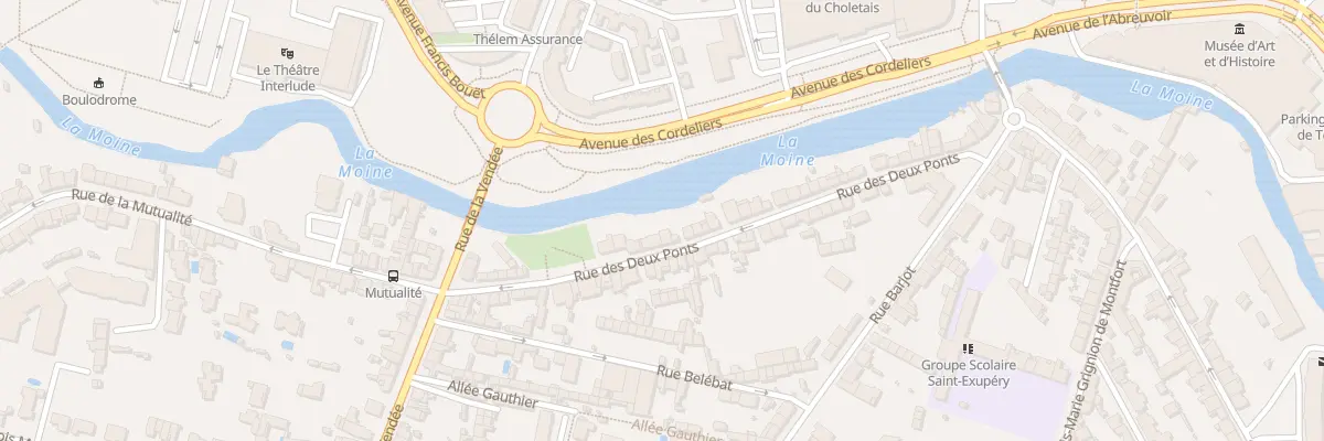 Plan du 66 Rue des Deux Ponts à Cholet