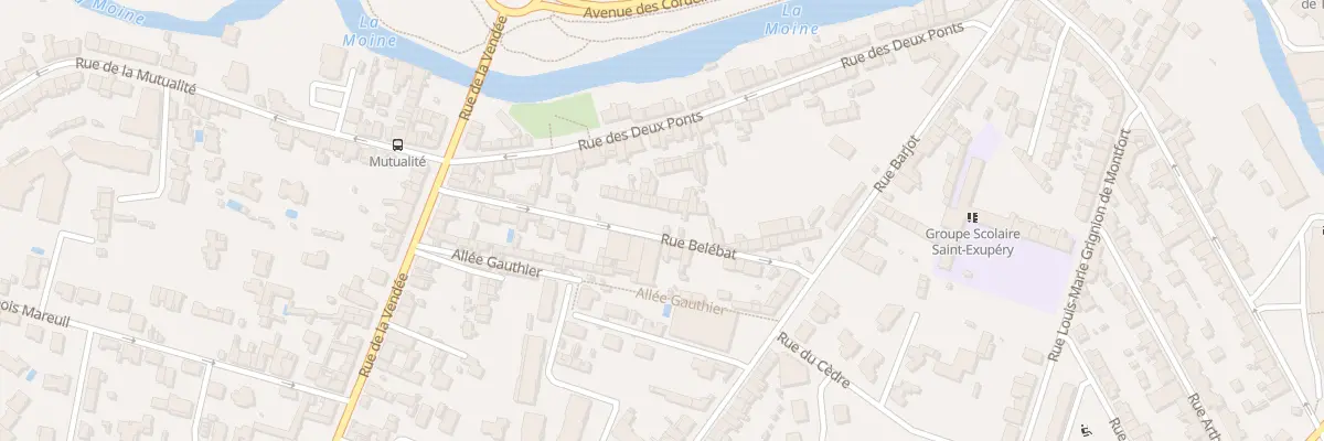Plan du 36 Rue Bel Ebat à Cholet