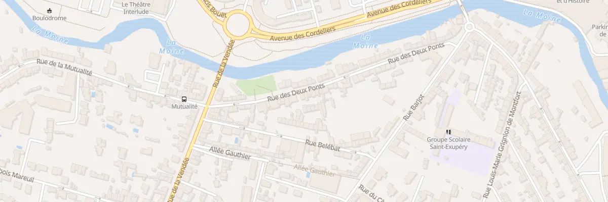 Plan du 57 Rue des Deux Ponts à Cholet
