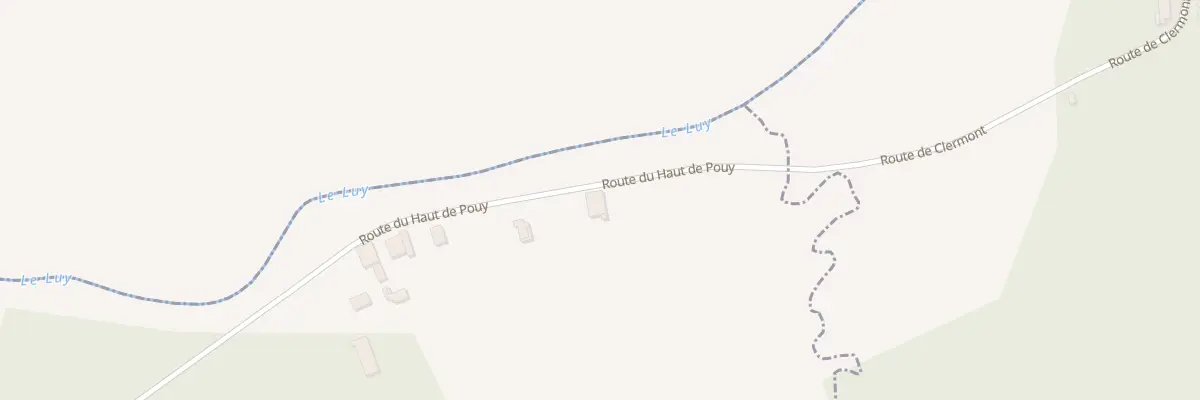Plan du 2506 Rte du Haut de Pouy à Clermont