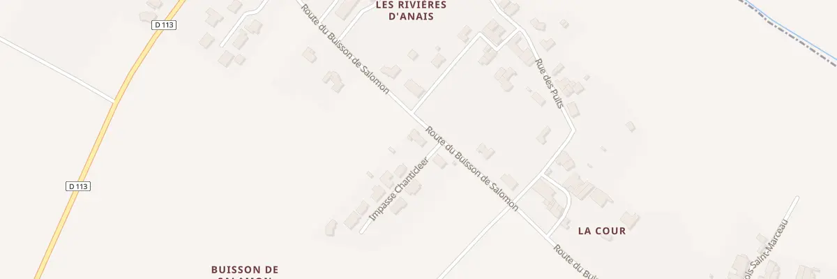 Plan du 17 Rte Rte du Buisson de Salomon à Anais