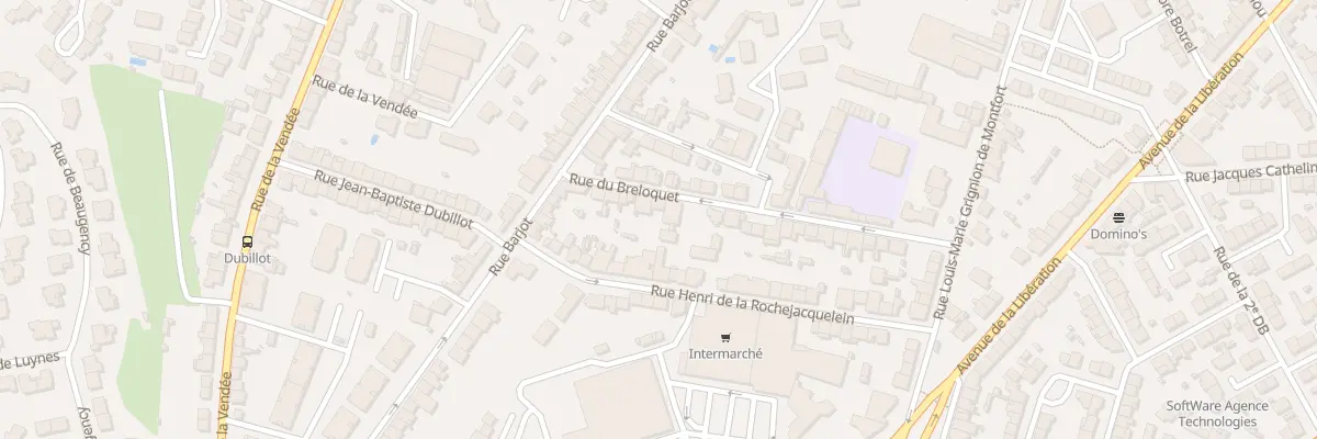 Plan du 41 Rue du Breloquet à Cholet